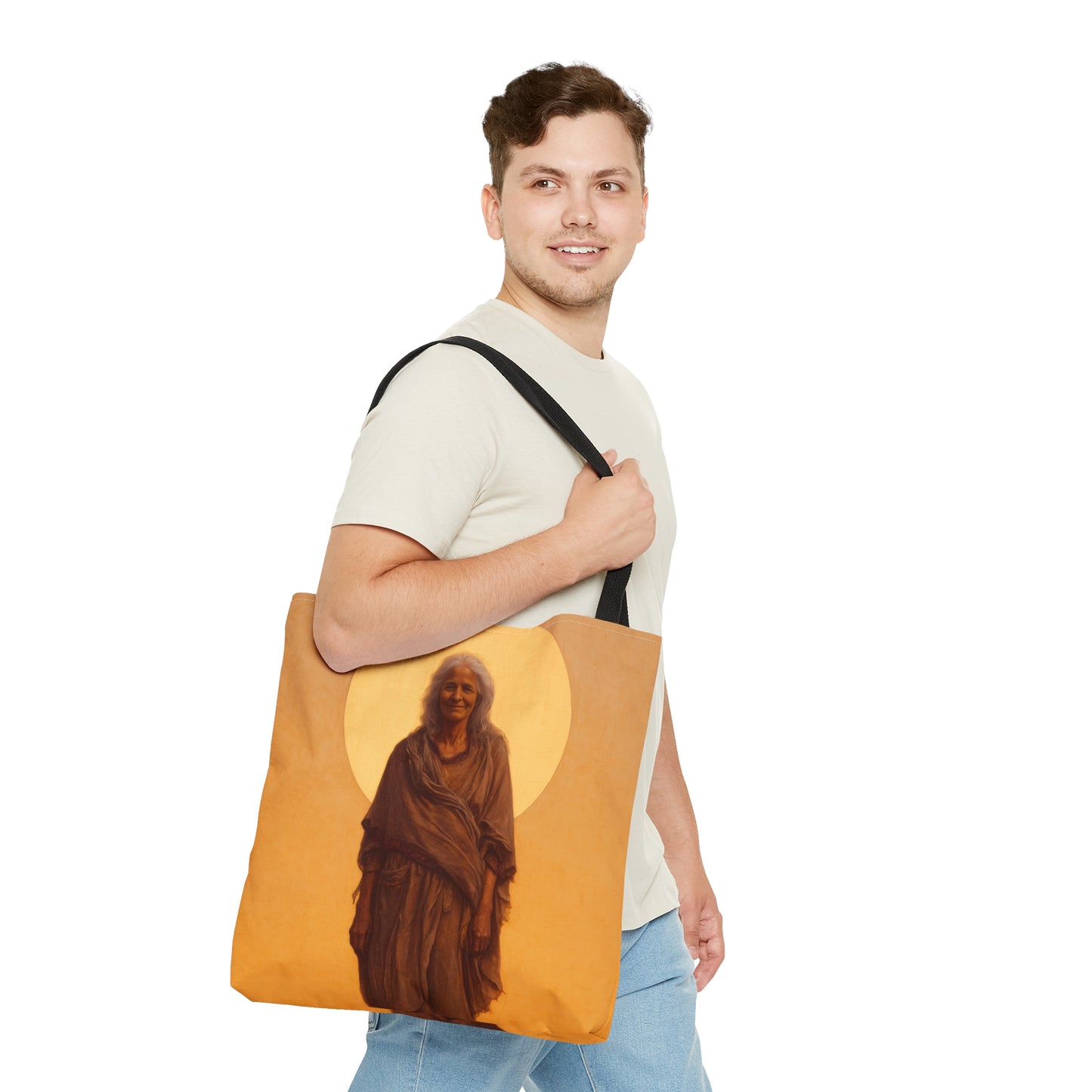 Saint Mary of Egypt - Desert Mother - Tote Bag - Large Medium Small Faith Art Bag - Catholic Faith Purse