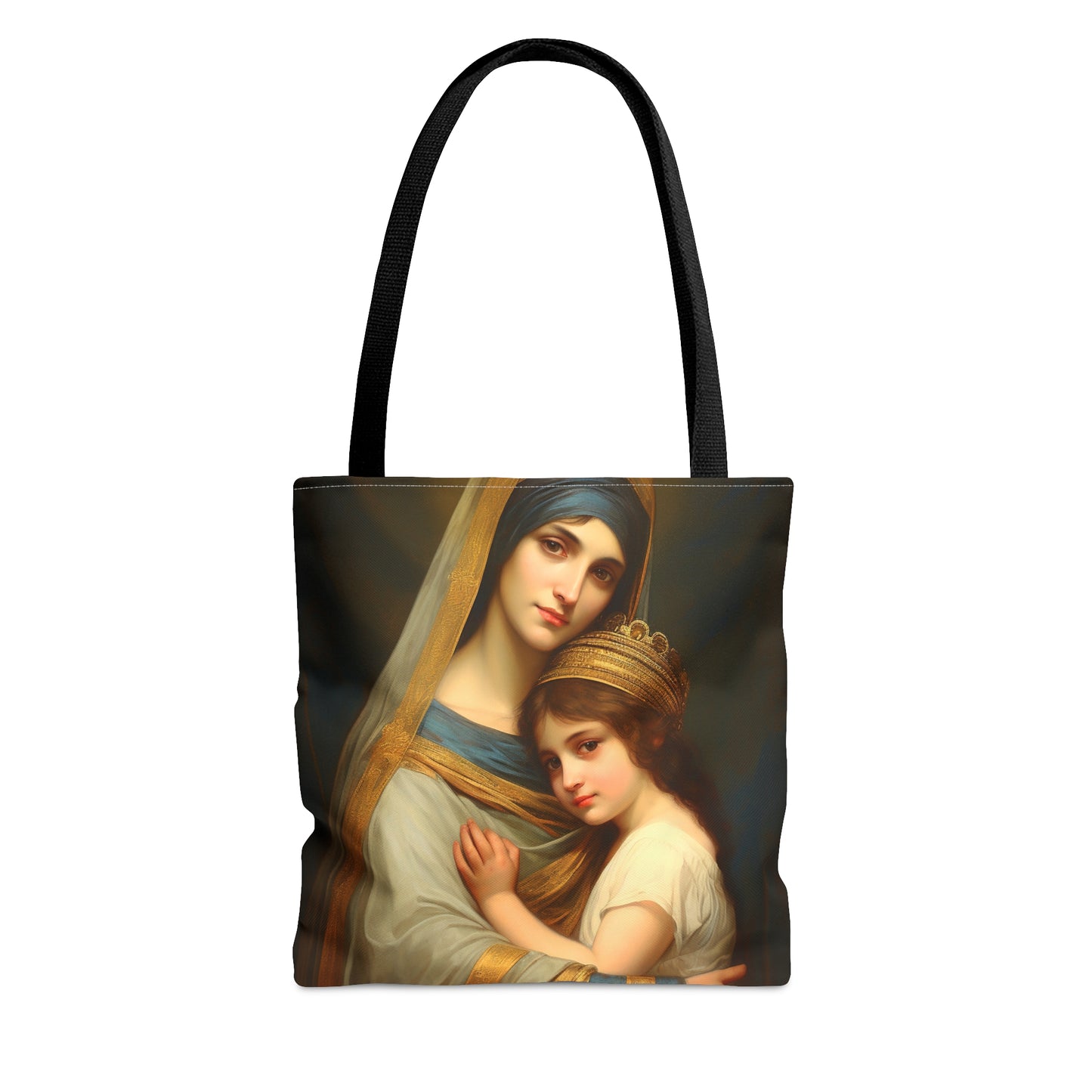 Saint Anne and Young Mother Mary  Tote Bag - Large Medium Small Faith Art Bag - Re usable Tote Purse - Double Sided - Catholic Art Bag