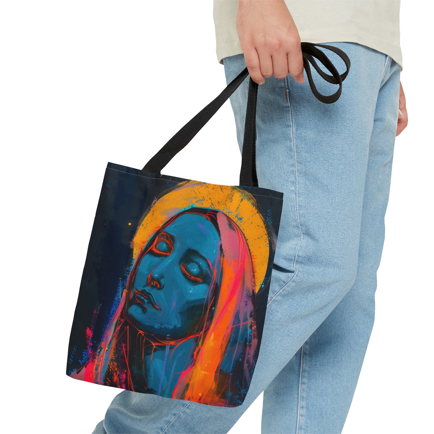 Mary, Mother of God _ Mother of Eternal Wisdom Tote Bag - Large Medium Small Faith Art Bag - Catholic Faith Purse - Religious Carry All