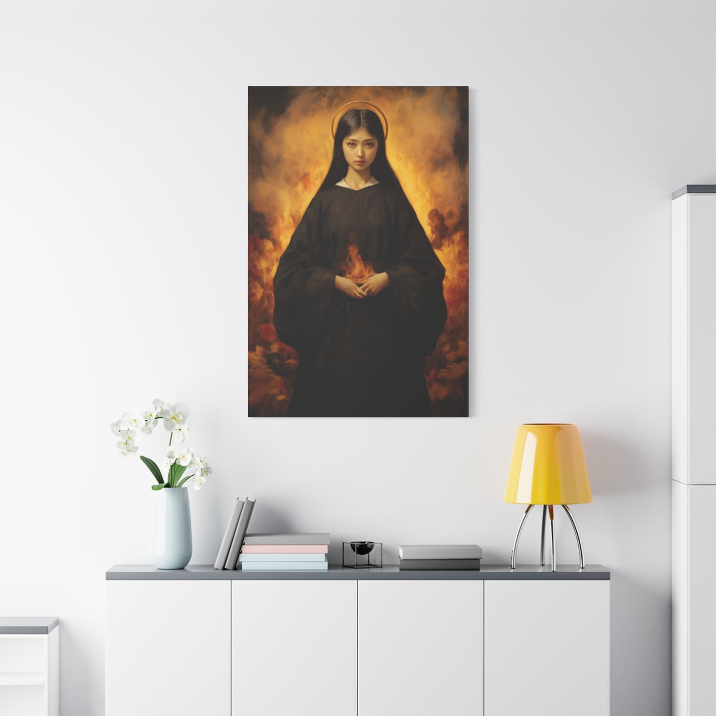 Blessed Mary Magdalen Kiota - Museum Wrapped Canvas - Print - Religious Art for your Home - Christian print - Prayer Room Catholic Saint