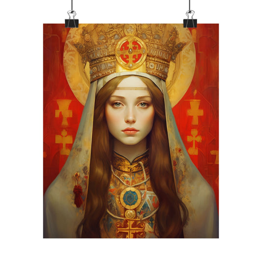 Saint Alexandra Print - Sanctified Souls Print - Multiple Sizes - Premium Matte Vertical Posters