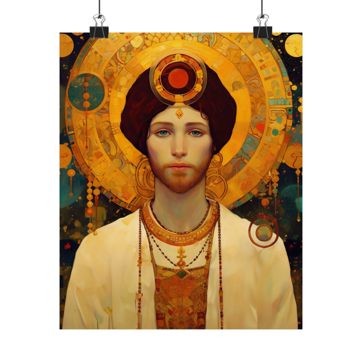 Saint Abdiesus - Sanctified Souls Print - Multiple Sizes - Premium Matte Vertical Posters