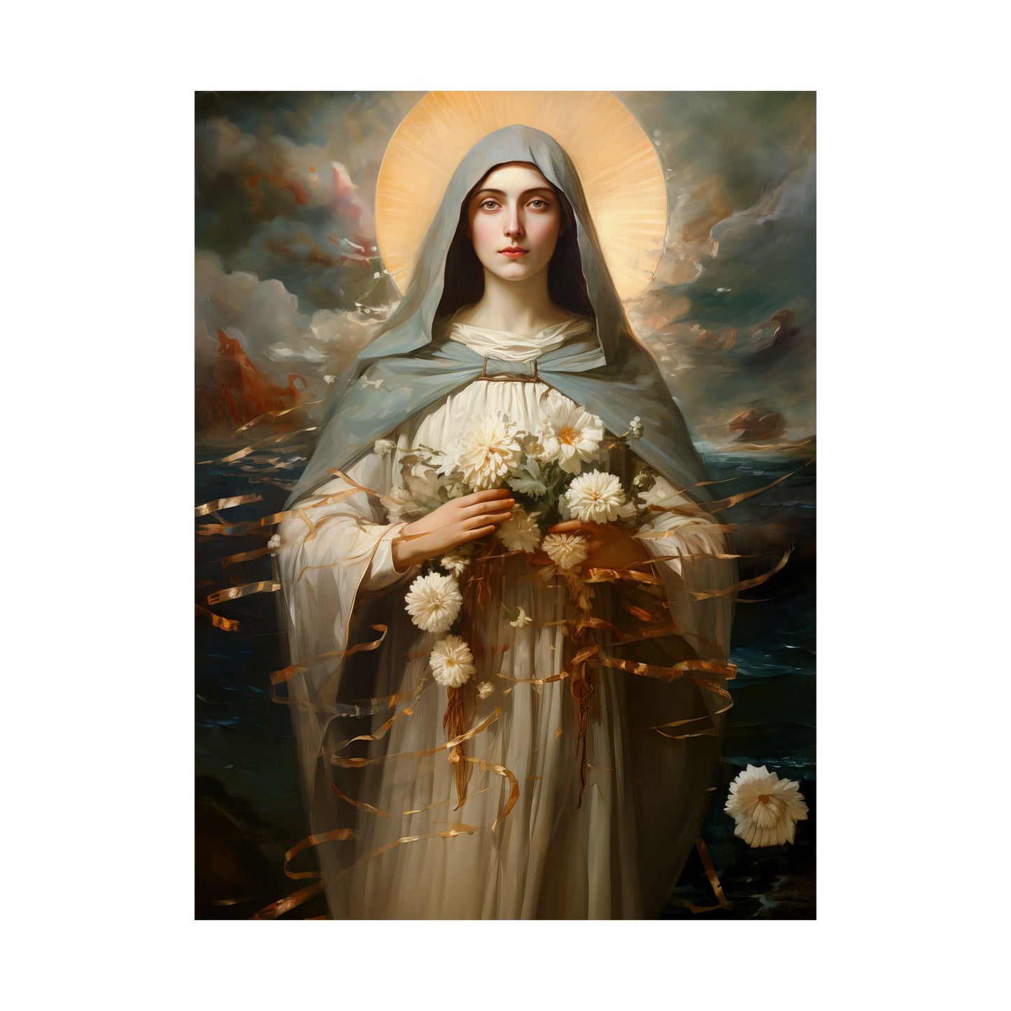 Saint Rose Venerini - Sanctified Souls Print - Multiple Sizes - Premium Matte Vertical Posters