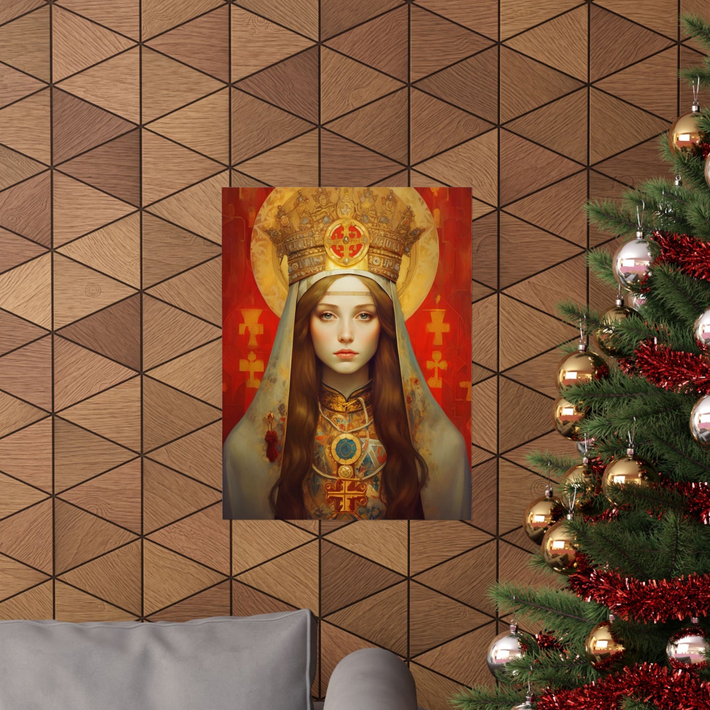Saint Alexandra Print - Sanctified Souls Print - Multiple Sizes - Premium Matte Vertical Posters