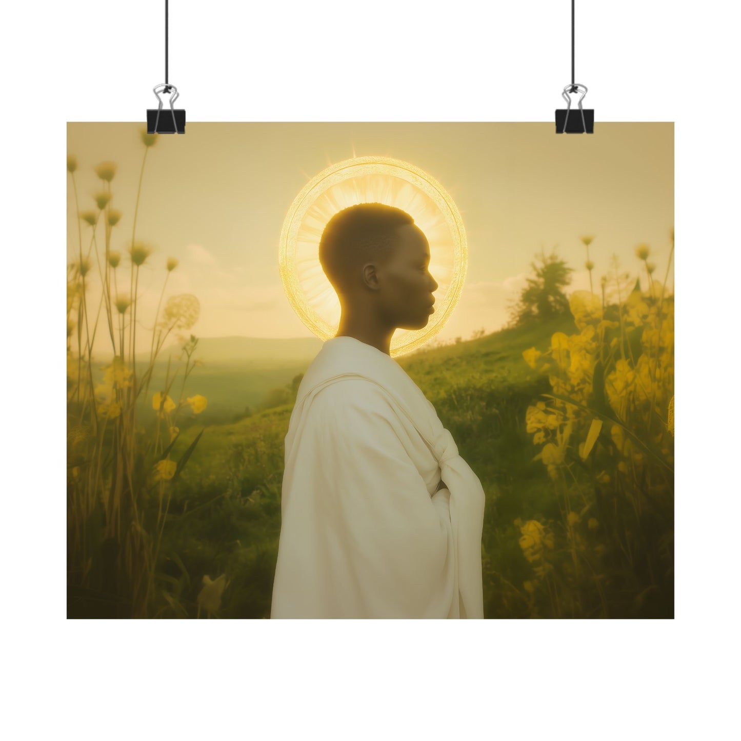 Saint Charles Lwanga- Sanctified Souls Print - Multiple Sizes - Premium Posters - Catholic Art - Christian Home Decor Artwork