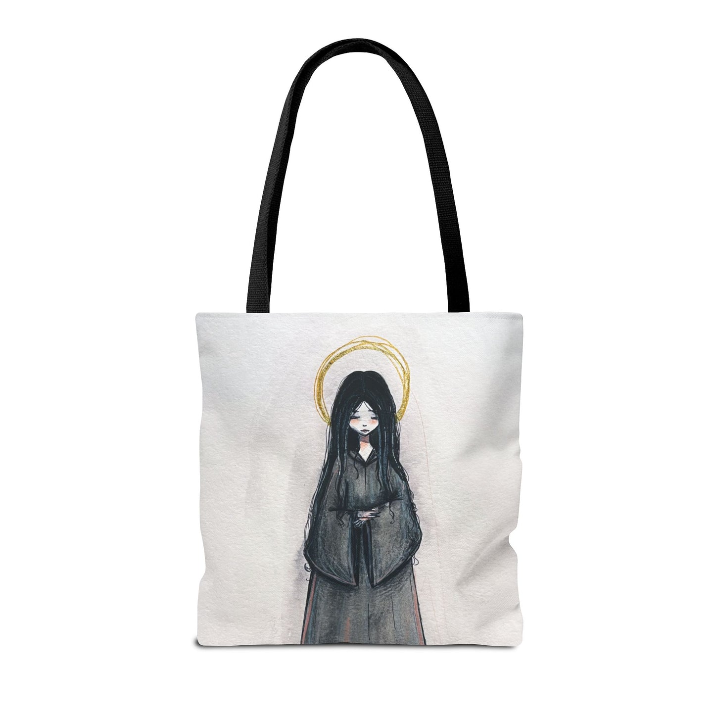 Blessed Mary Magdalen Kiota Hand-Drawn Catholic Tote Bag | Martyrs of Japan Christian Tote | Sanctified Solocosmo Religious Tote