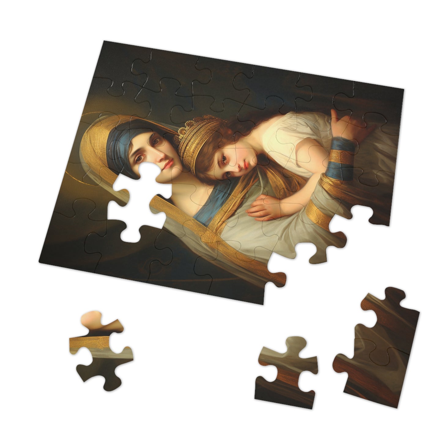 Saint Anne mother to Mary the Blessed Virgin - Puzzle and Keepsake Tin - Jigsaw Puzzle (30, 110, 252, 500,1000-Piece) - Religious Puzzle