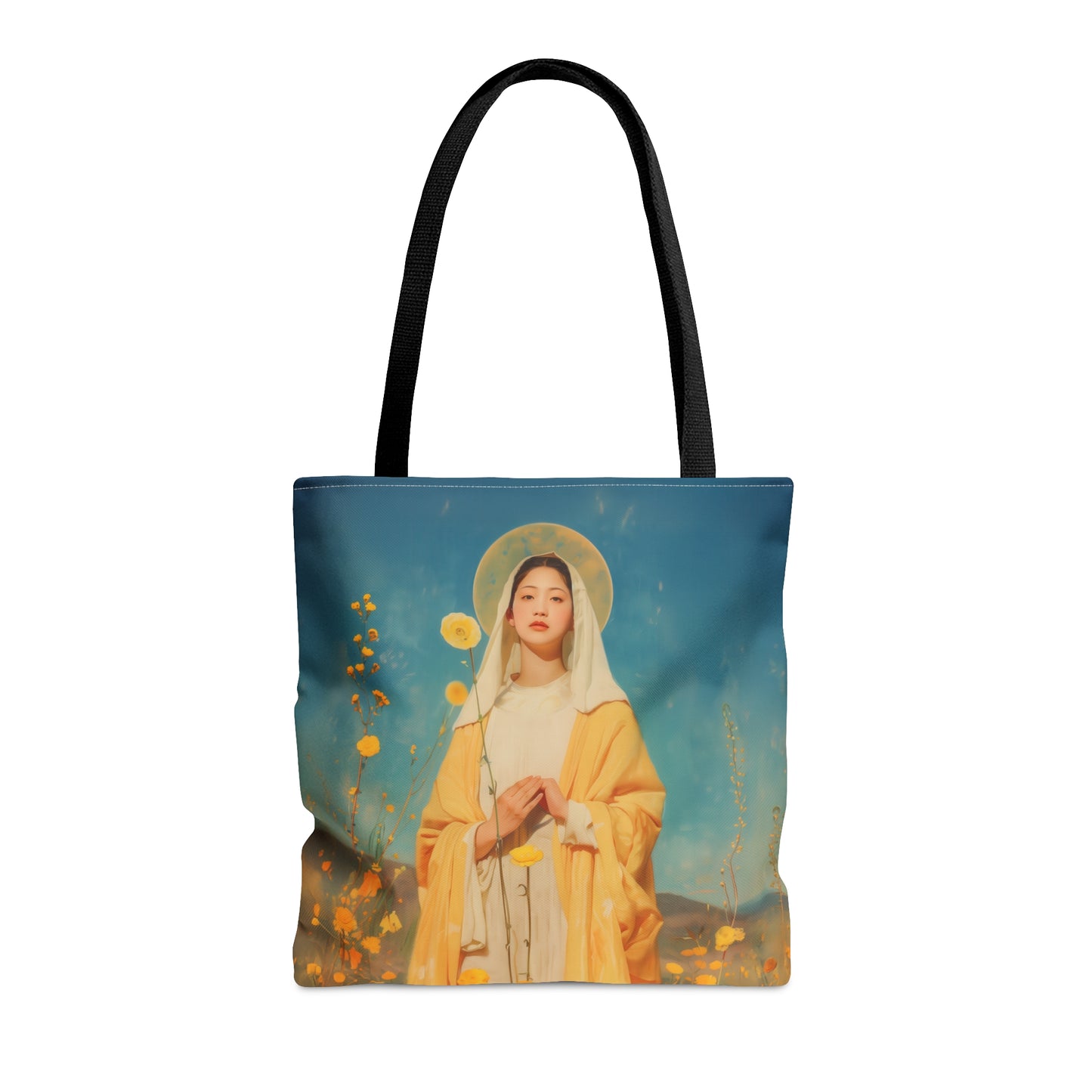 Saint Agatha Lin - Tote Bag - Large Medium Small Faith Art Bag - Catholic Faith Purse