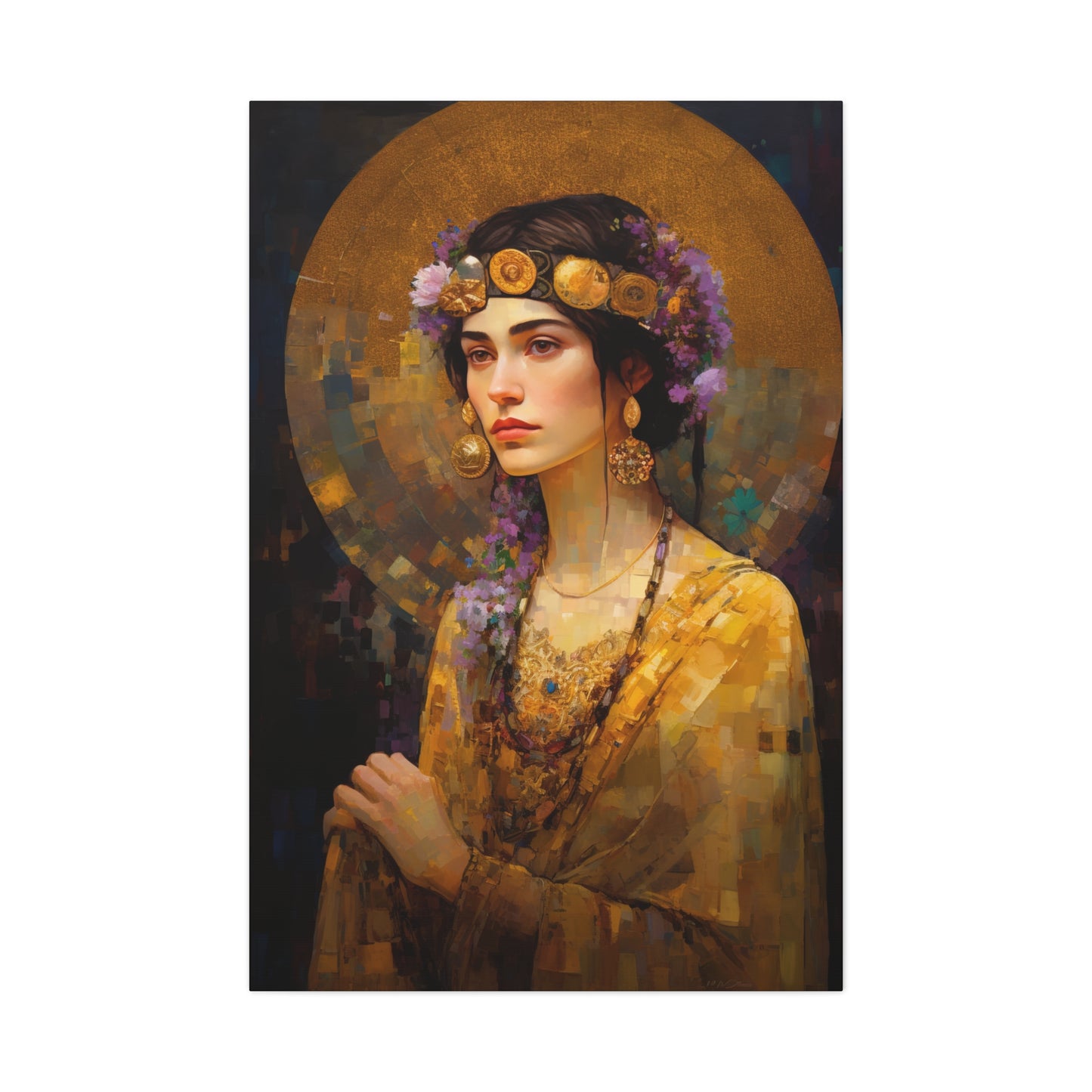 Saint Lydia Purpuraria Canvas Print - Multiple Sizes - Catholic Home art - Museum Wrapped Canvas - Sanctified Souls Print