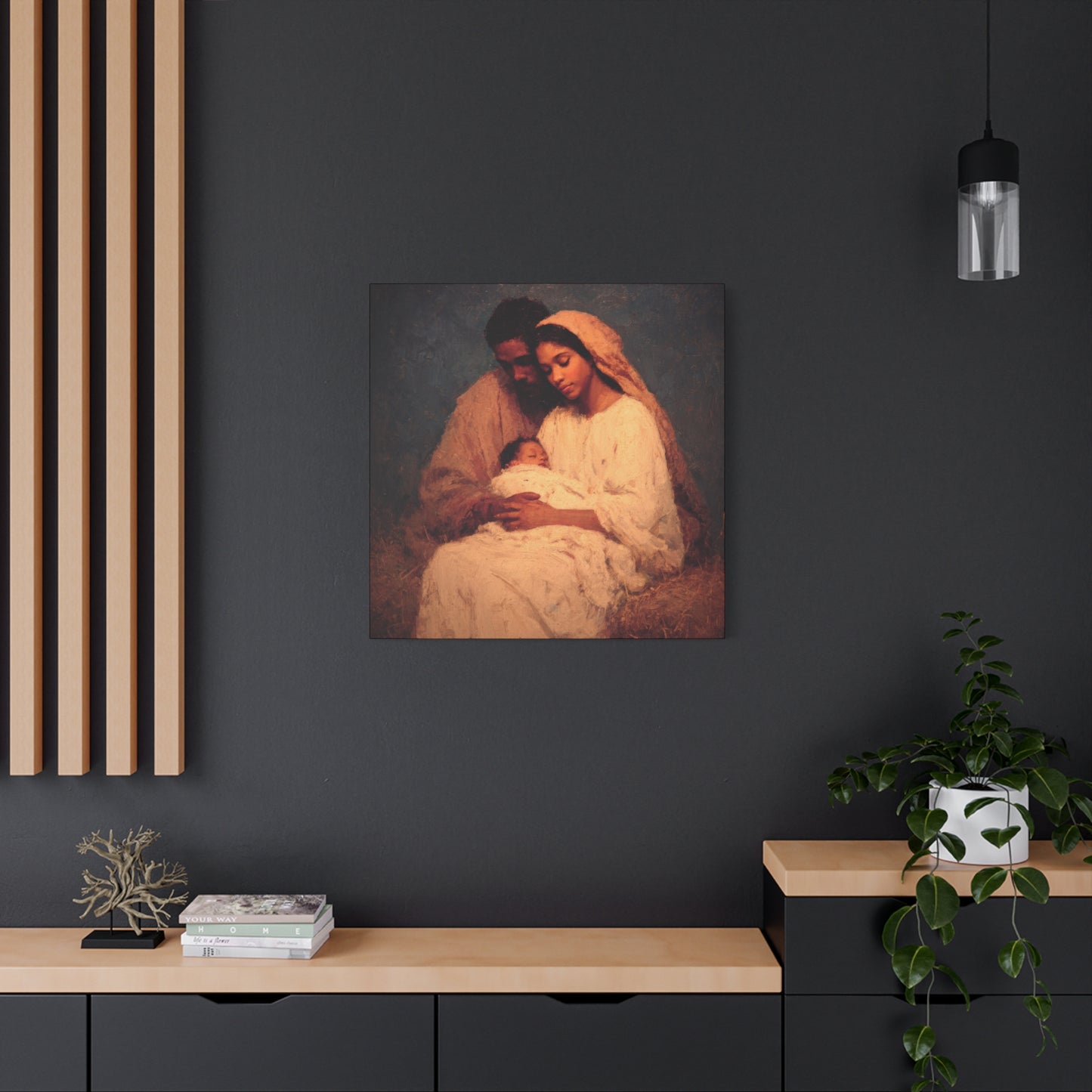 Love Made Visible in the Holy Family - Gallery Wrapped Canvas - Print - Religious Art for your Home - Catholic