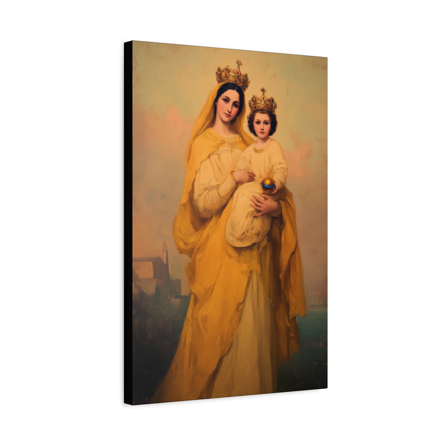 Our Lady of Prompt Succor - Gallery Wrapped Canvas - Print - Religious Art for your Home - Catholic