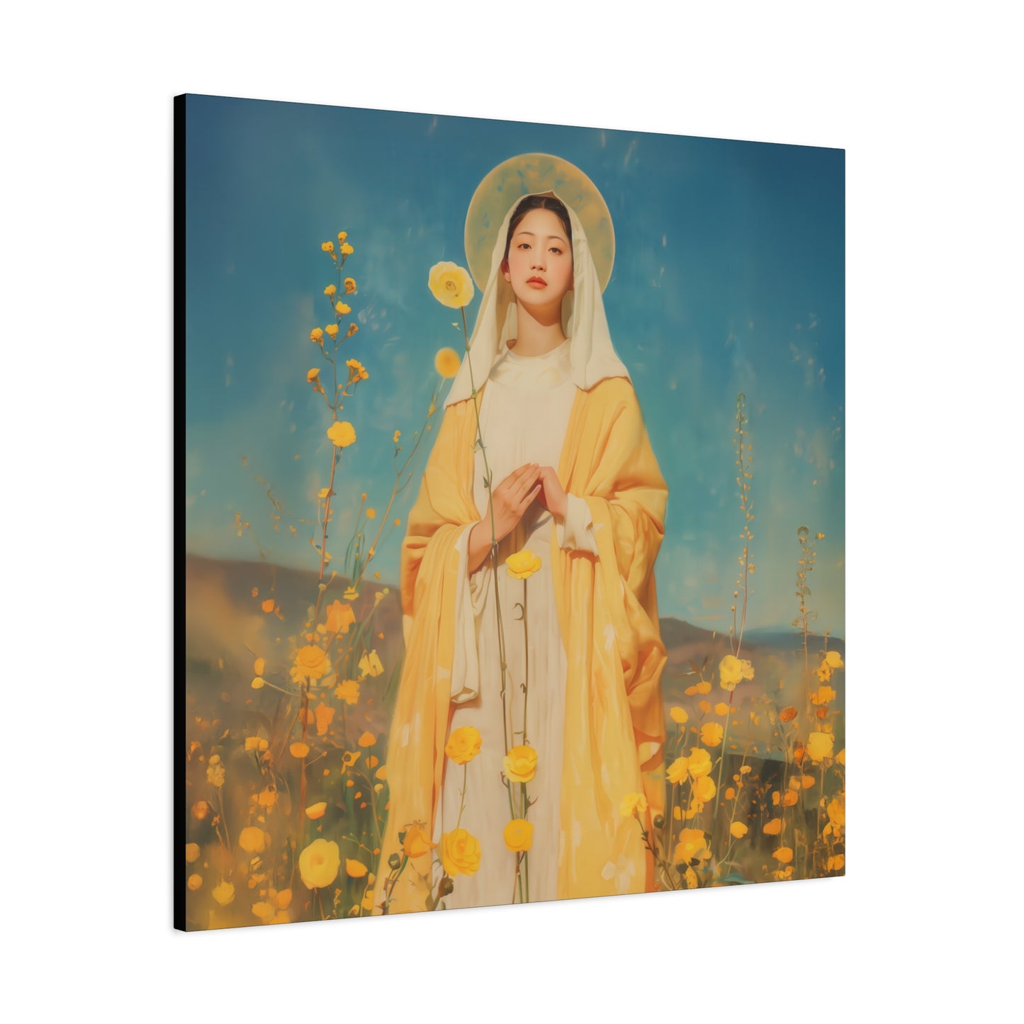 Saint Agatha Lin - Gallery Wrapped Canvas - Print - Religious Art for your Home - Catholic Art