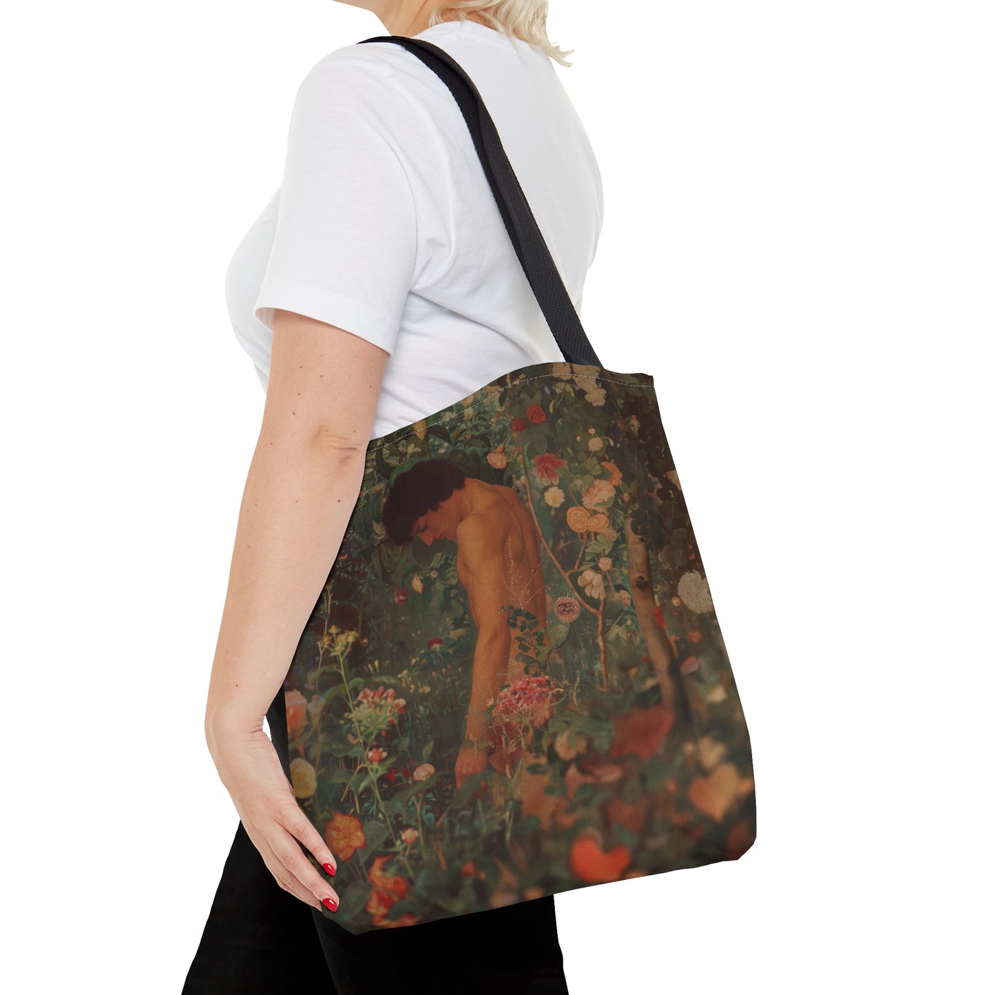 Saint Adam - Tote Bag - Large Medium Small Faith Art Bag - Re usable Tote Purse - Double Sided - Catholic Art Bag