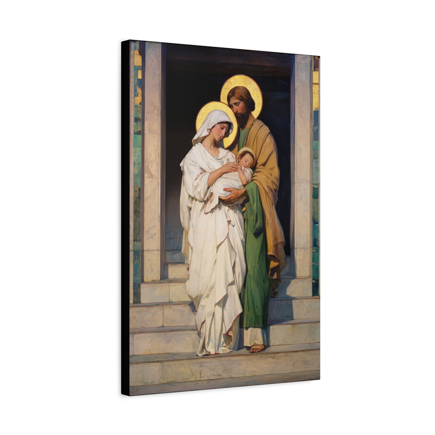 The Feast of the Presentation of the Lord - Holy Family - Gallery Wrapped Canvas - Print - Religious Art for your Home - Catholic art print - prayer room art
