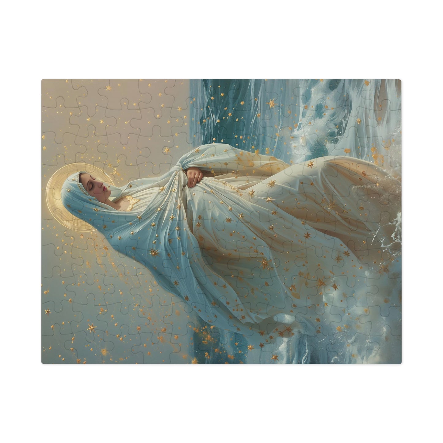 Guiding Light - Our Lady, Star of the Sea - Puzzle & Keepsake Tin - Religious Puzzle (30, 110, 252, 500,1000-Piece) - Mary Art Puzzle