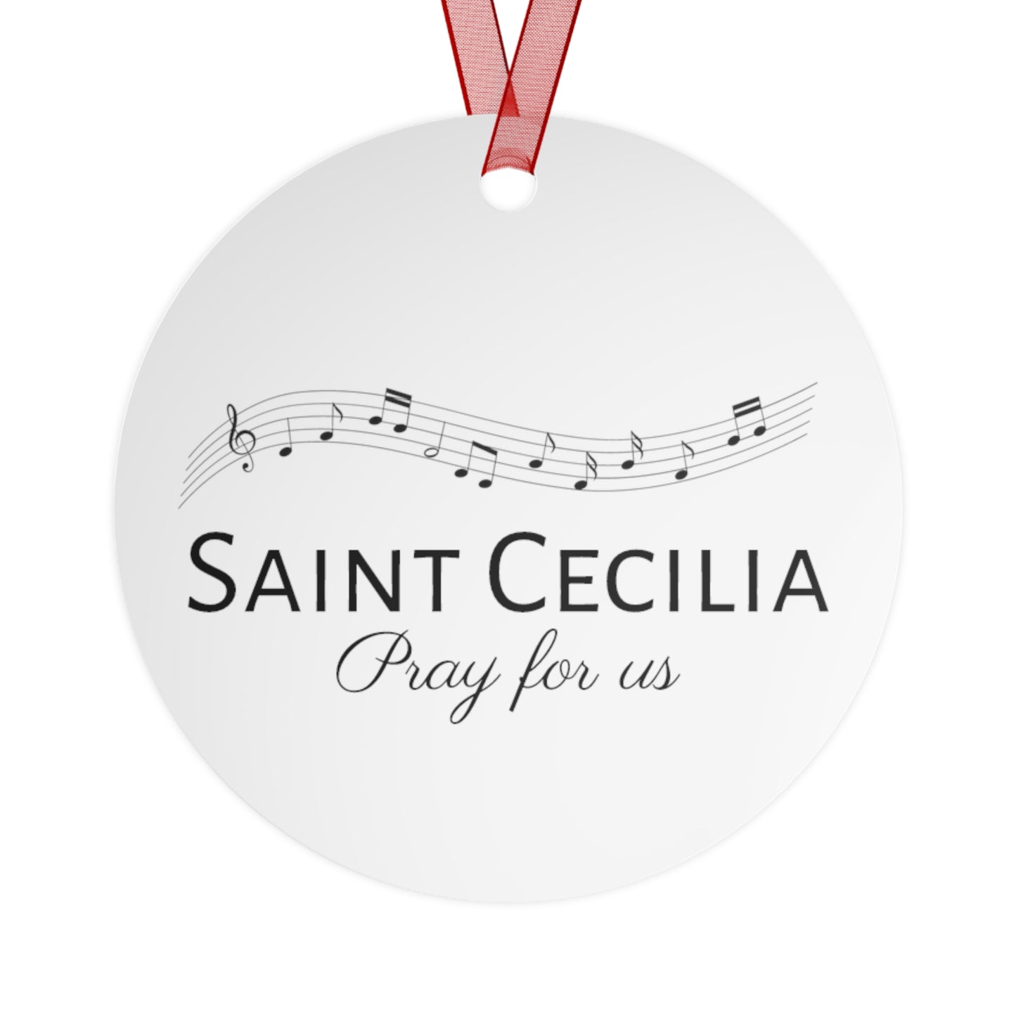 Saint Catherine of Alexandria - Religious Holiday Christmas Ornament and Keepsake - Double sided Keepsake Religious Ornament -