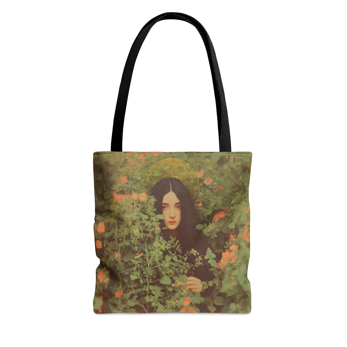 Saint Eve - Tote Bag - Large Medium Small Faith Art Bag - Catholic Faith Purse - Double Sided