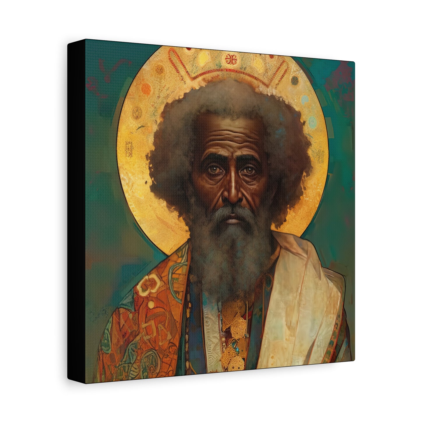 Saint Moses - Museum Wrapped Canvas - Sanctified Souls Print - Religious Art for your Home