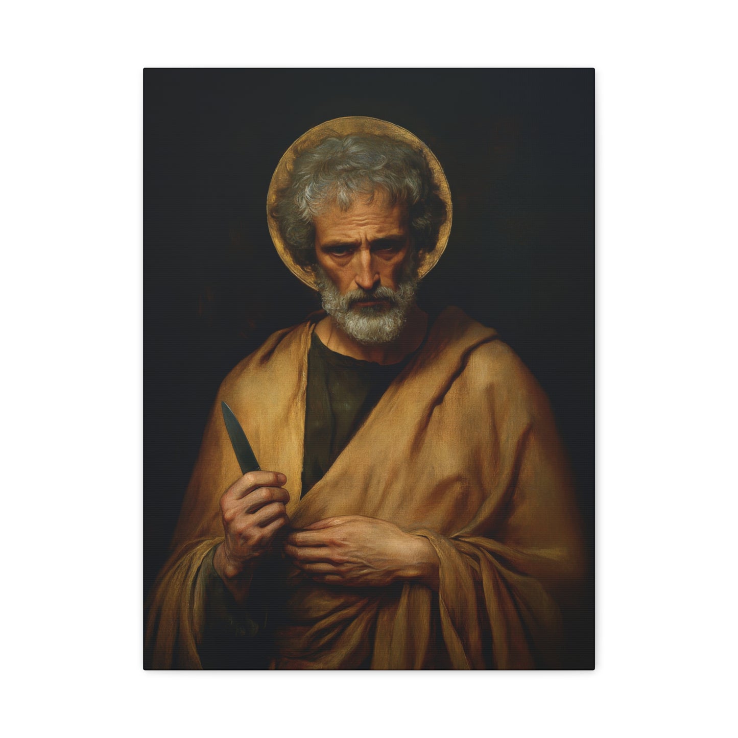 Saint Bartholomew the Apostle  - Gallery Wrapped Canvas - Print - Religious Art for your Home - Catholic