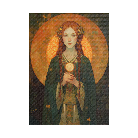 St. Brigid of Ireland - Catholic Saint Canvas Print