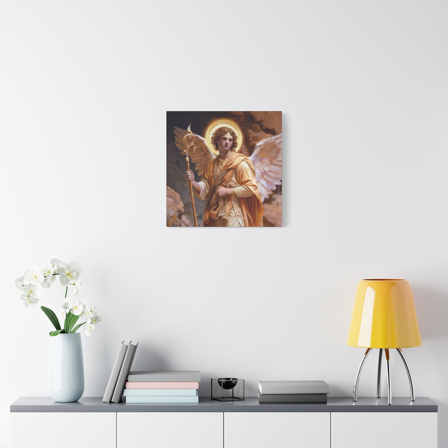Saint Raphael the Archangel - Gallery Wrapped Canvas - Print - Religious Art for your Home - Catholic