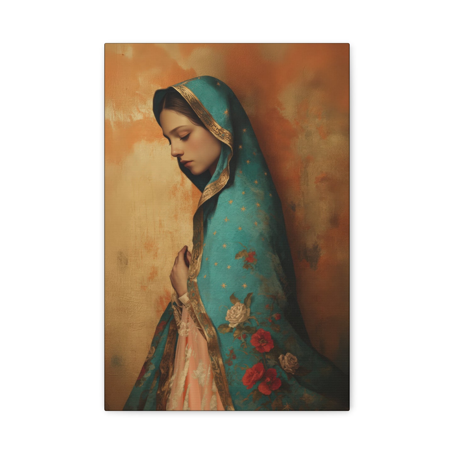 Our Lady of Guadalupe - Gallery Wrapped Canvas - Print - Religious Art for your Home - Catholic Art