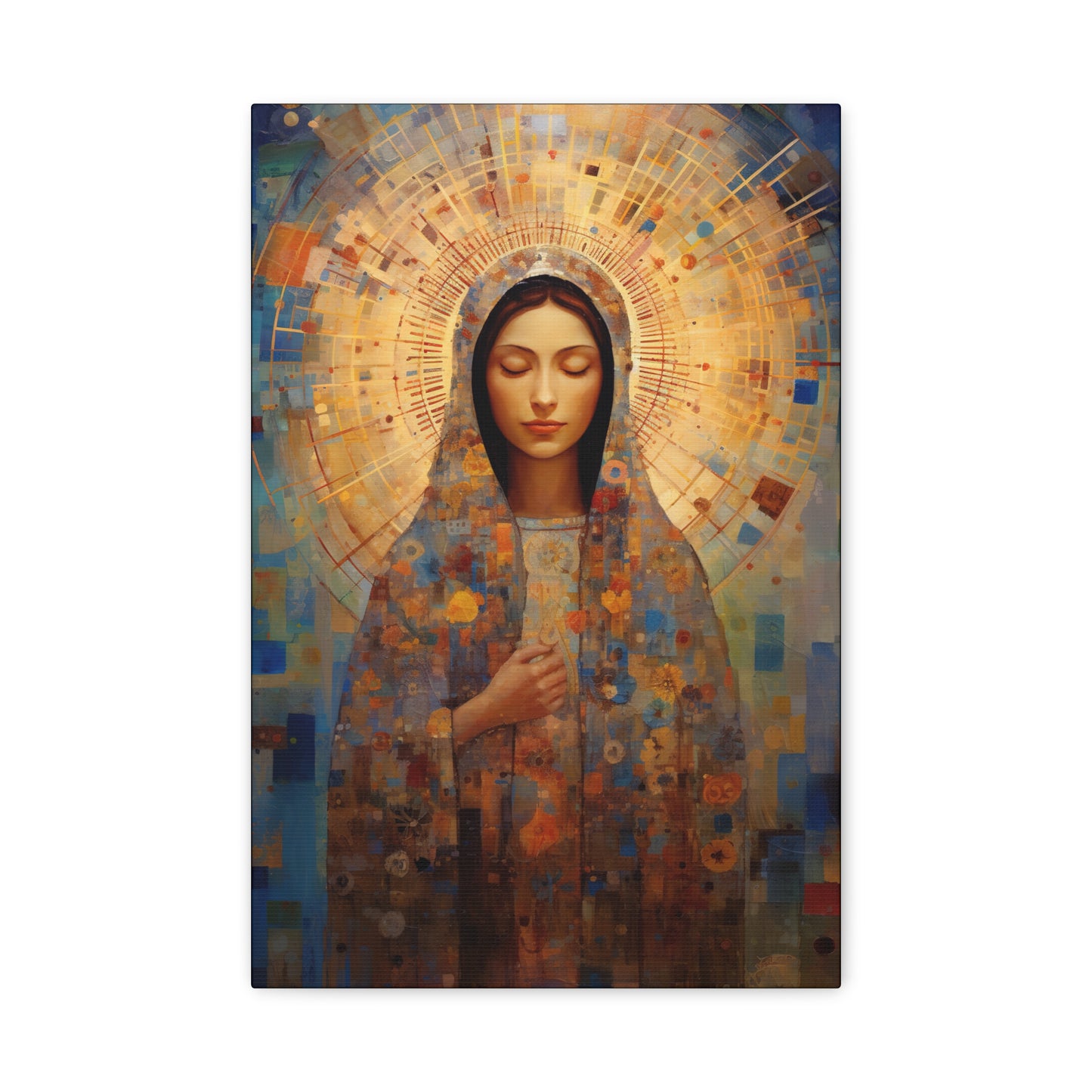 The Virgin of the Americas : Our Lady of Guadalupe Museum Wrapped Canvas Print - Multiple Sizes - Catholic Home art