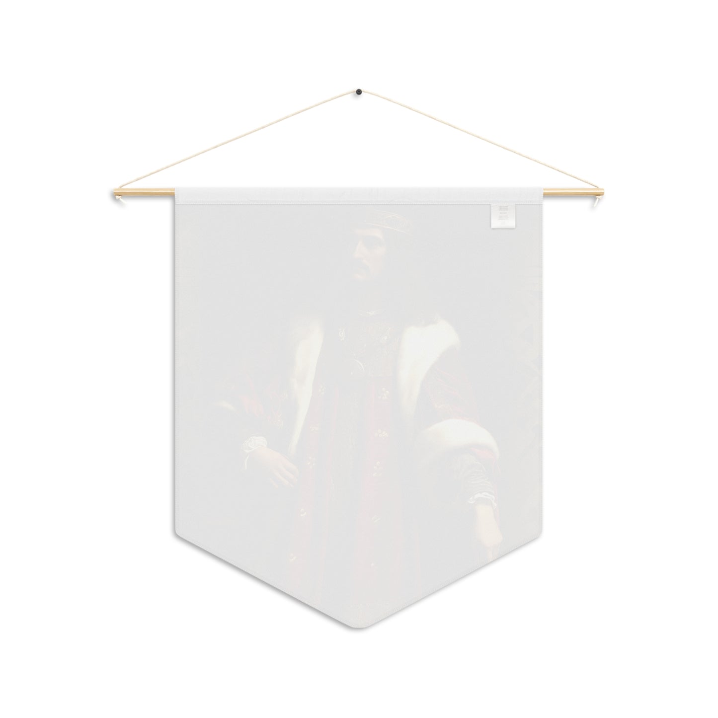 Saint Stephan the Great Wall Banner / Wall Hanging - Prayer room art - Catholic Home Art - Large Print - 18" x 21"