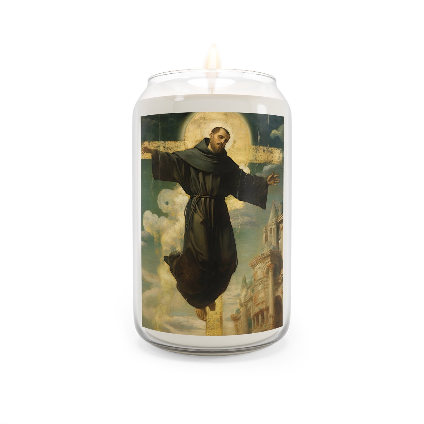 Saint Joseph of Cupertino  - Scented Prayer Candle, 13.75oz - Tall Size - Religious Prayer Candle - Catholic Art