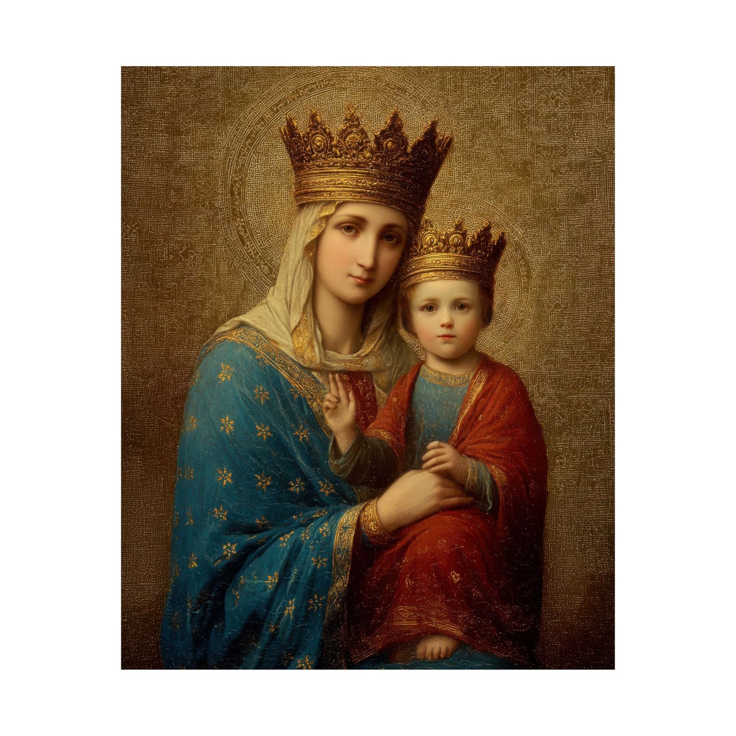Madonna della Strada - Our Lady of the Way - Sanctified Souls Print - Multiple Sizes - Premium Matte Vertical Posters
