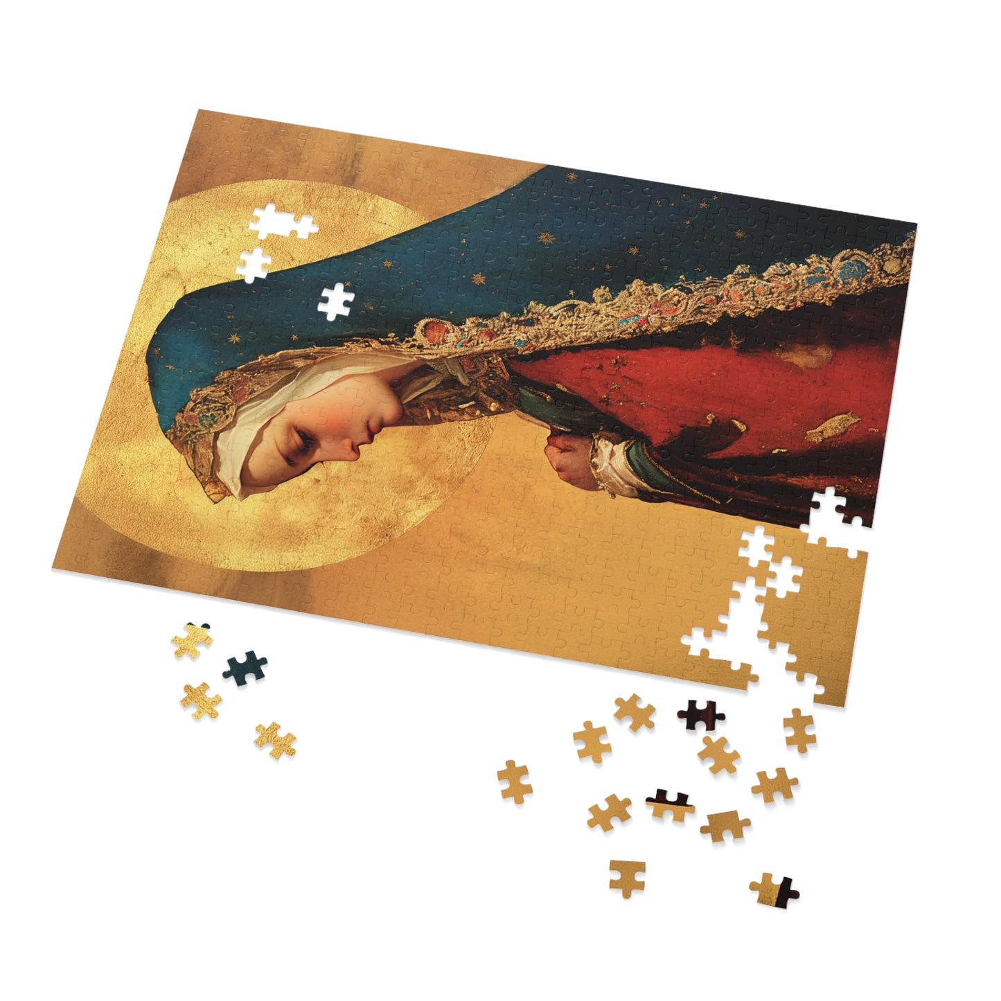 Our Lady of Mercy / Our Lady of Ransom - Puzzle and Tin - Religious Jigsaw Puzzle (30, 110, 252, 500,1000) - Gift Catholic Families