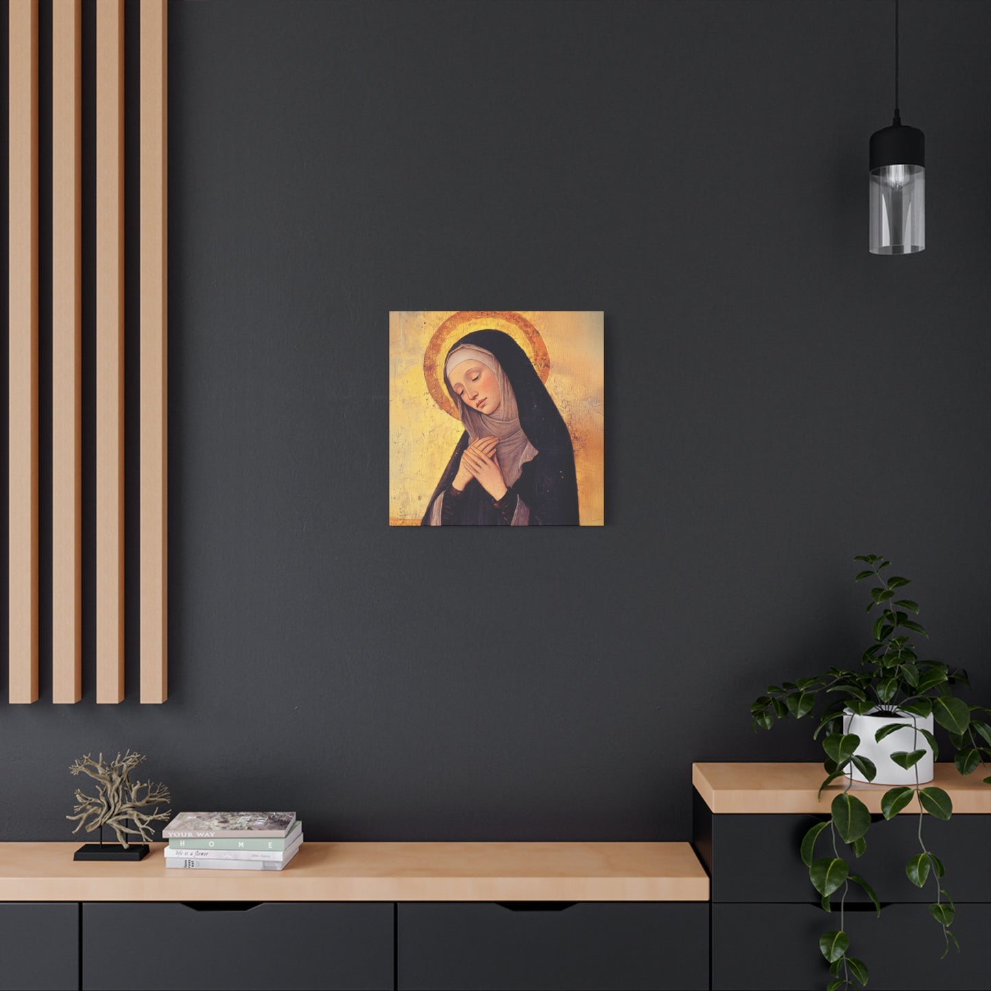 Saint Syncletica of Alexandria - Desert Mother - Gallery Wrapped Canvas - Print - Religious Art for your Home - Catholic