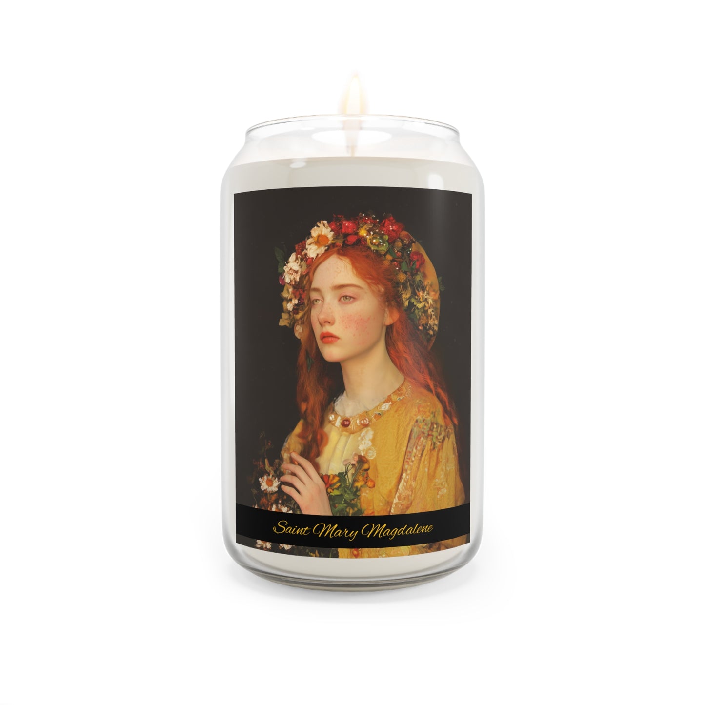 Radiance of Repentance - Mary Magdalene's Renewal - Scented Prayer Candle, 13.75oz -  Candle - Catholic Art - prayer room - Religious Saint