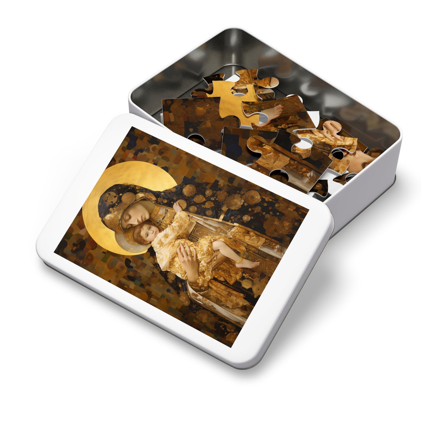 The Light of Love- Virgin Mary and the Christ Child - Religious Jigsaw Puzzle (30, 110, 252, 500,1000-Piece) - Catholic Art - Faith Art