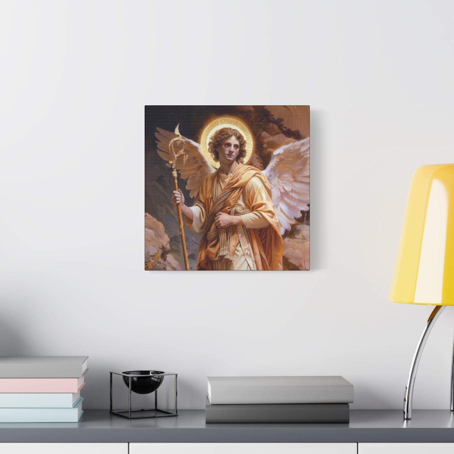 Saint Raphael the Archangel - Gallery Wrapped Canvas - Print - Religious Art for your Home - Catholic