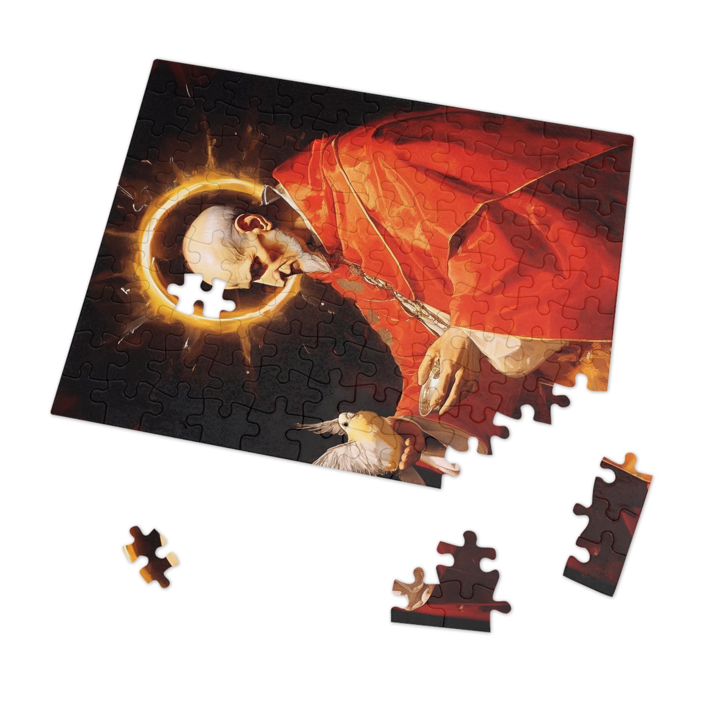 Saint Pope Gregory - Puzzle and Keepsake Tin - Religious Jigsaw Puzzle (30, 110, 252, 500,1000-Piece) - Religious Puzzle