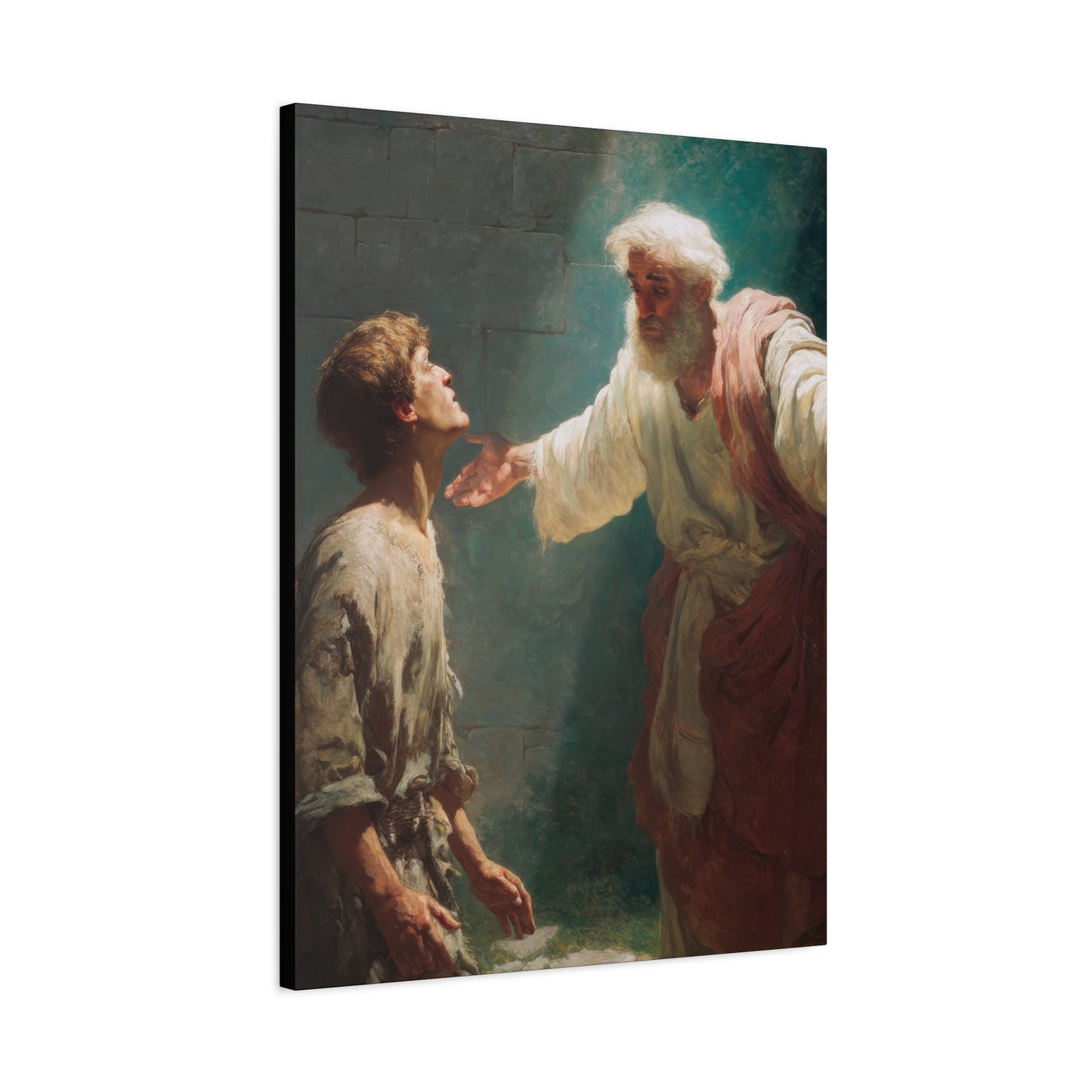 Homecoming of the Prodigal Son - Gallery Wrapped Canvas - Print - Religious Art for your Home - Catholic Art Print