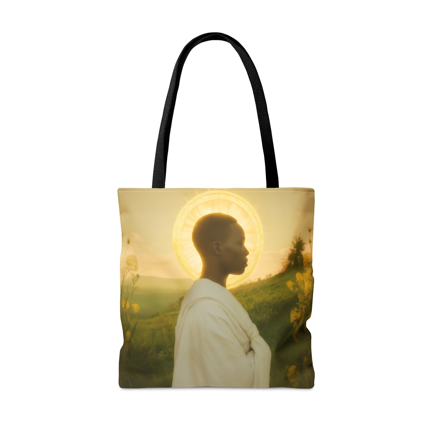 Saint Charles Lwanga - Tote Bag - Large Medium Small Faith Art Bag - Bible Study Faith Purse - Double Sided