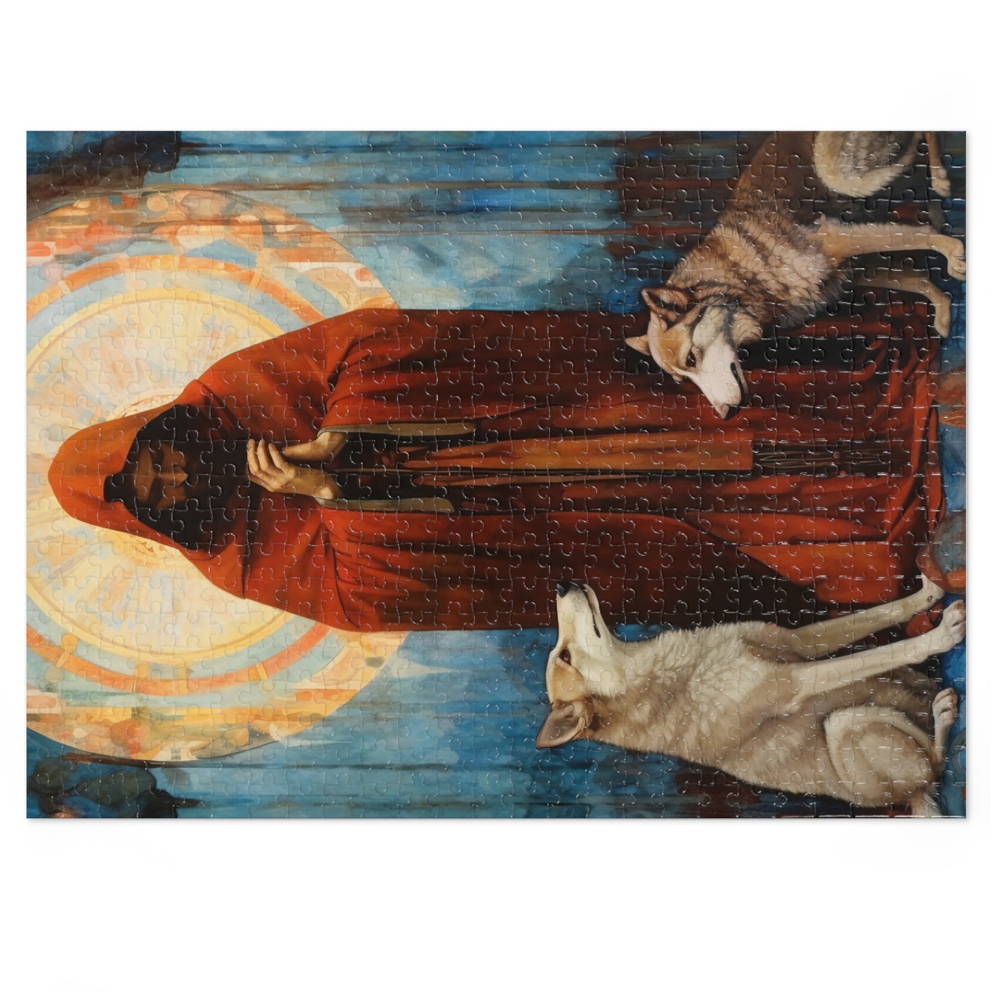 Saint Aibhe - Puzzle and Keepsake Tin - Religious Jigsaw Puzzle (30, 110, 252, 500,1000-Piece) - Religious Puzzle