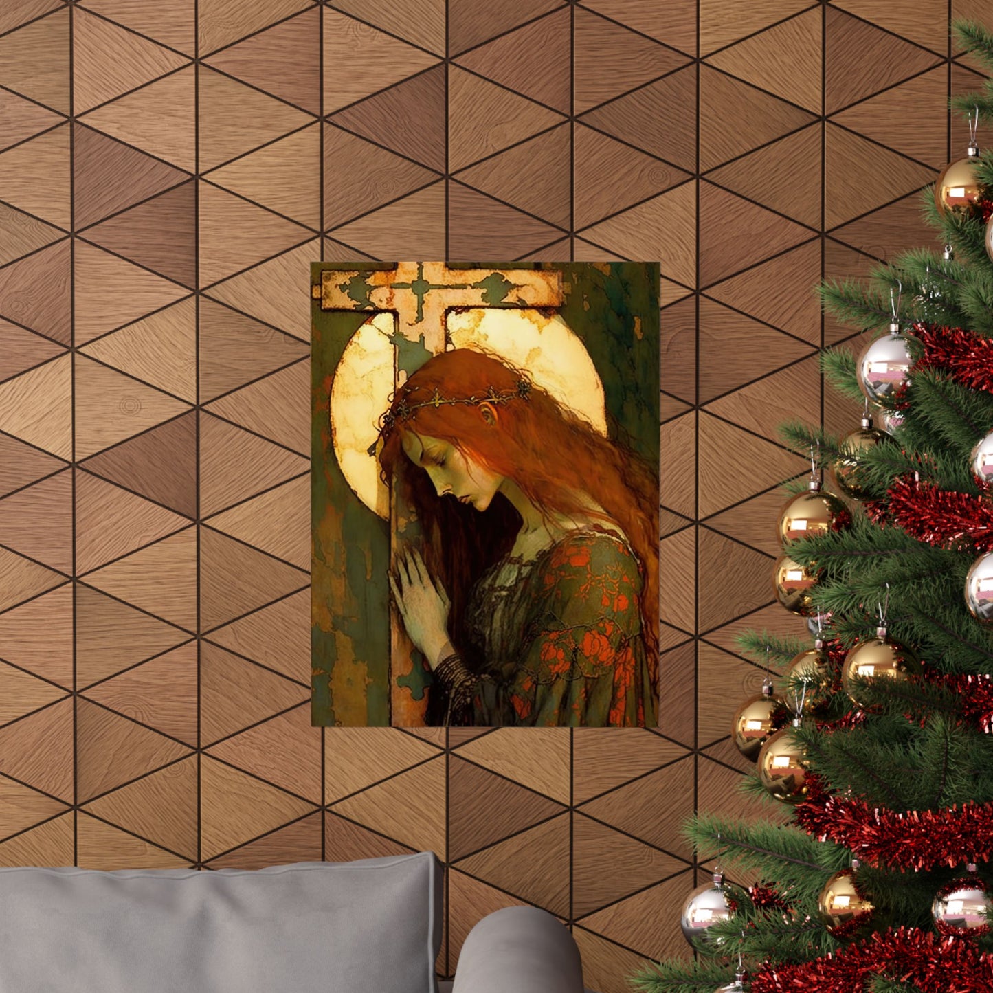 The Eternal Hope of Mary Magdalene Print - Sanctified Souls Print - Multiple Sizes - Premium Matte Vertical Posters