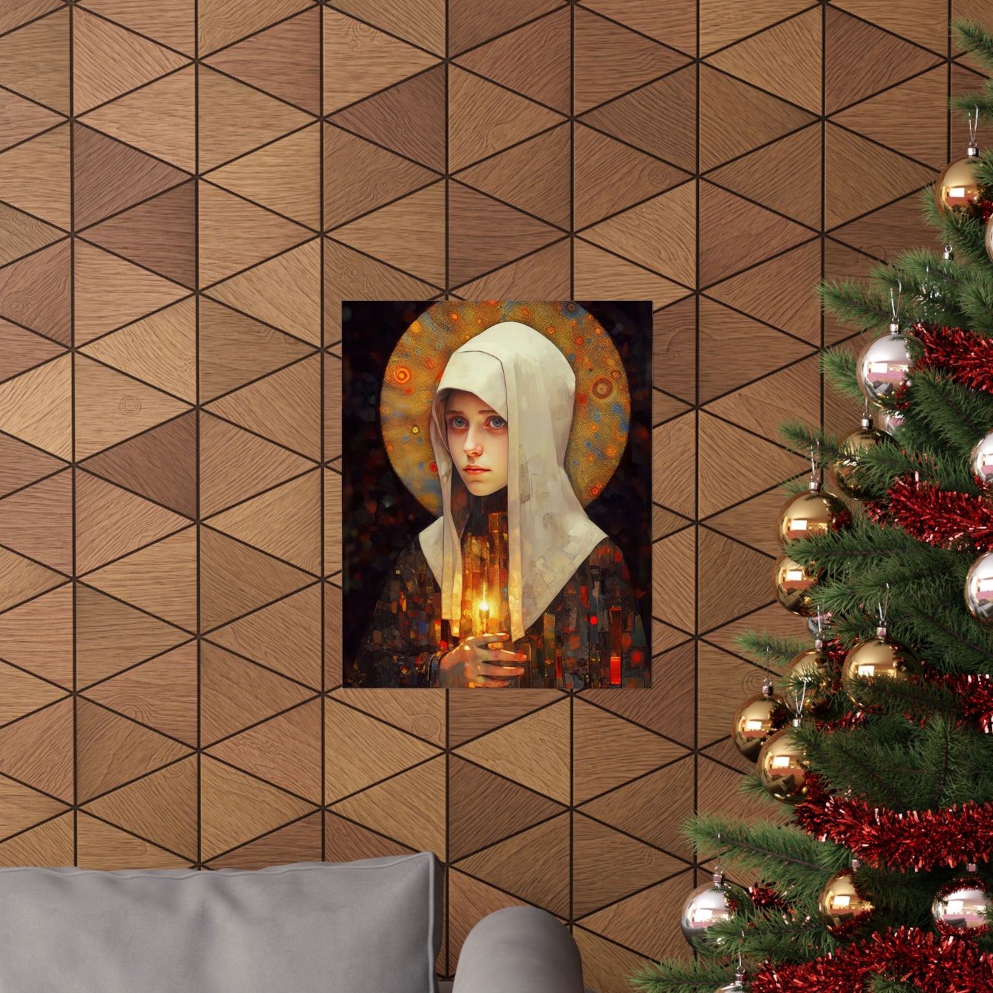 Saint Frances of Rome - Sanctified Souls Print - Multiple Sizes - Premium Matte Vertical Posters