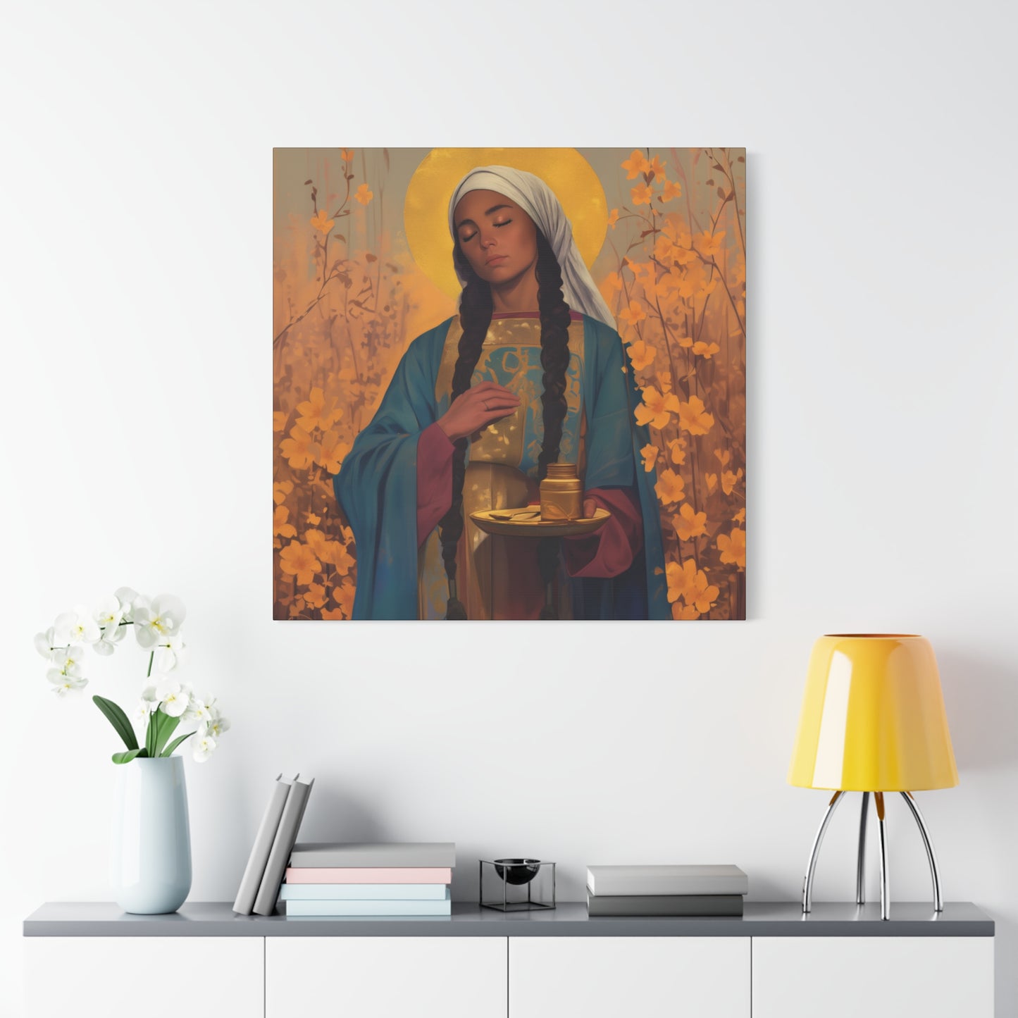 Saint Hermione of Ephesus - Gallery Wrapped Canvas - Print - Religious Art for your Home - Catholic Art Print