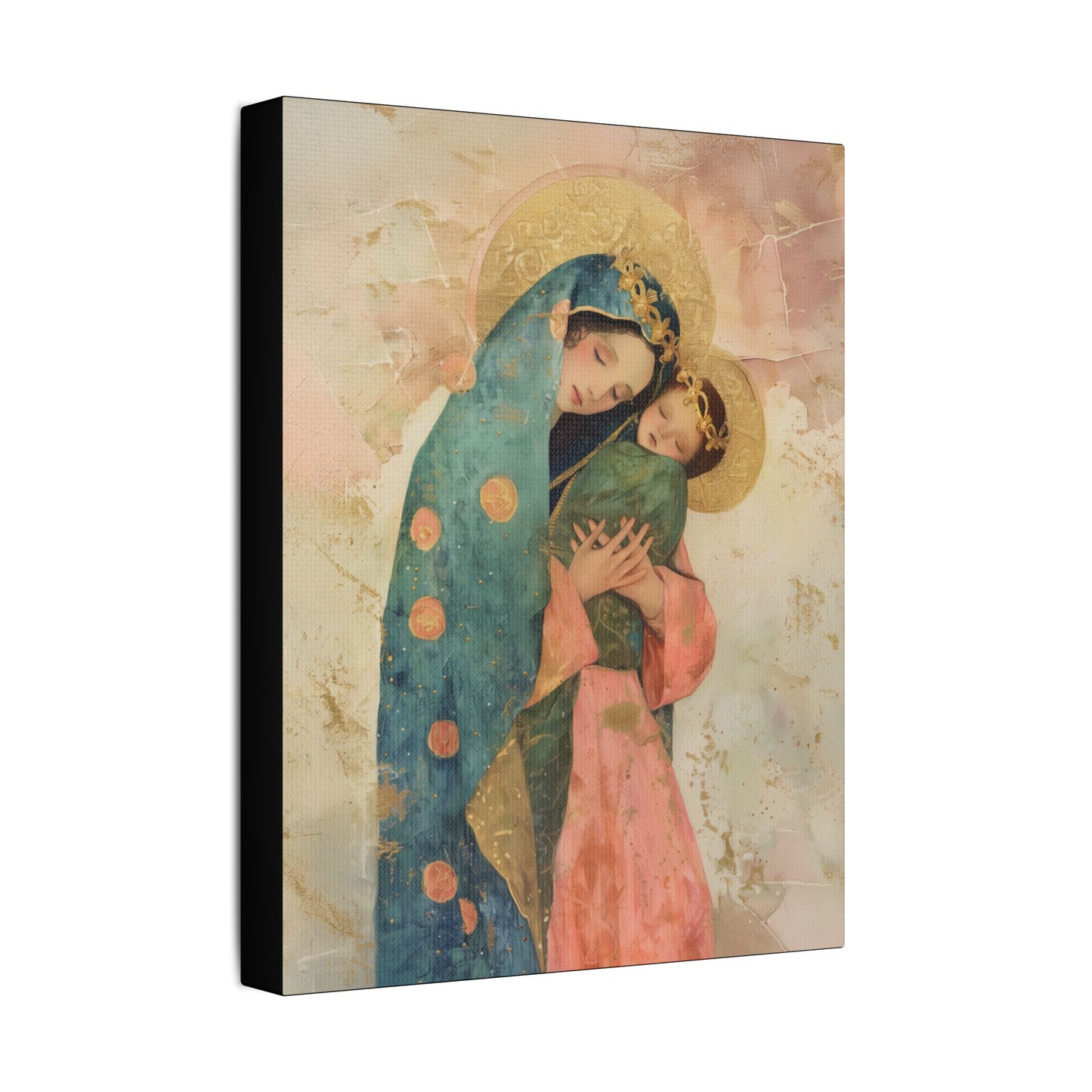 The Sweet Advocate of Souls - Mary, Help of Christians -  Museum Wrapped Canvas Print - Multiple Sizes - Catholic Home art Matte Canvas
