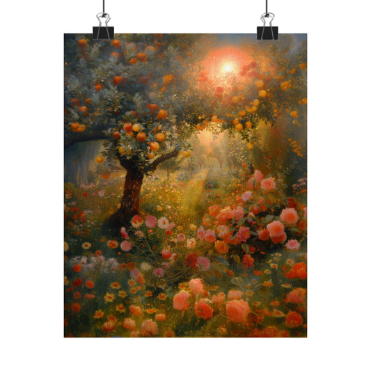 Eden in the Morning of the World - Sanctified Souls Print - Multiple Sizes - Premium Matte Vertical Posters