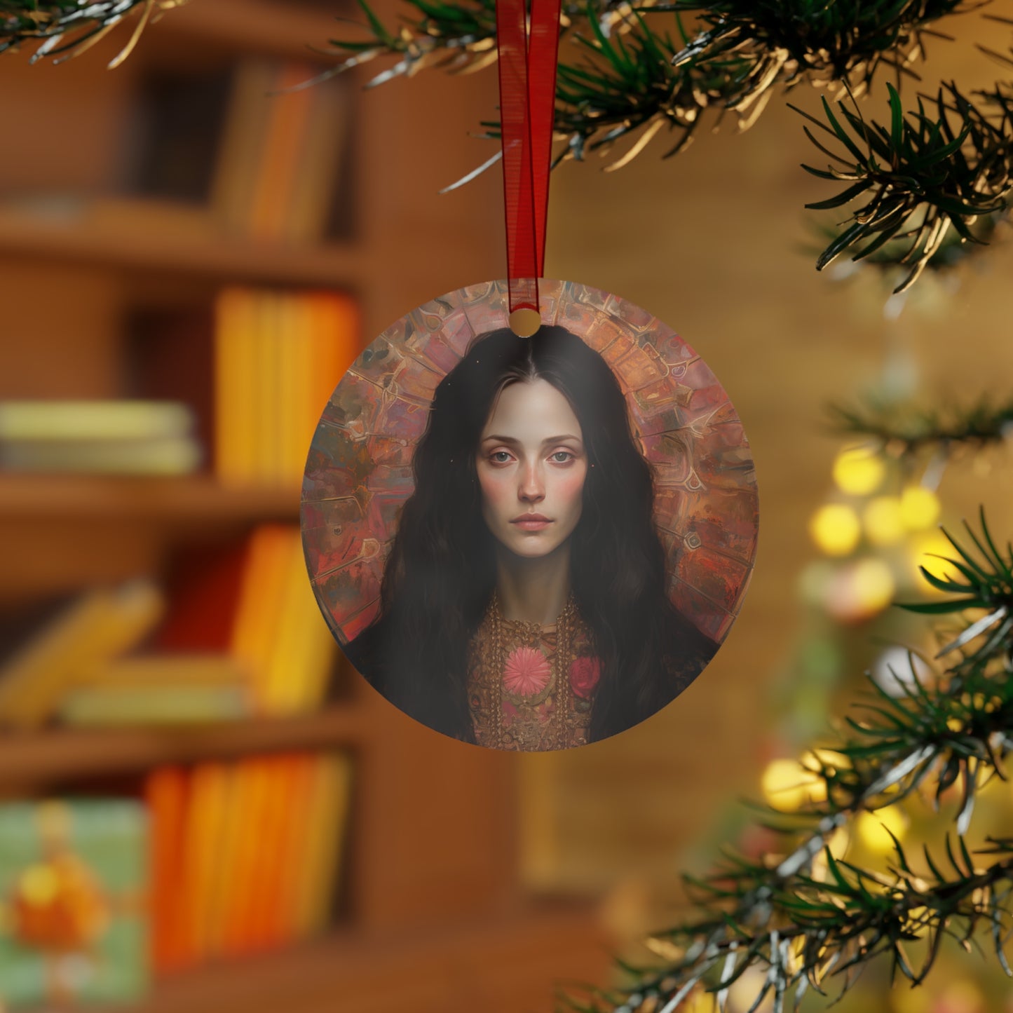 Saint Susanna - Religious Holiday Christmas Ornament and Keepsake - Double sided Keepsake Religious Ornament