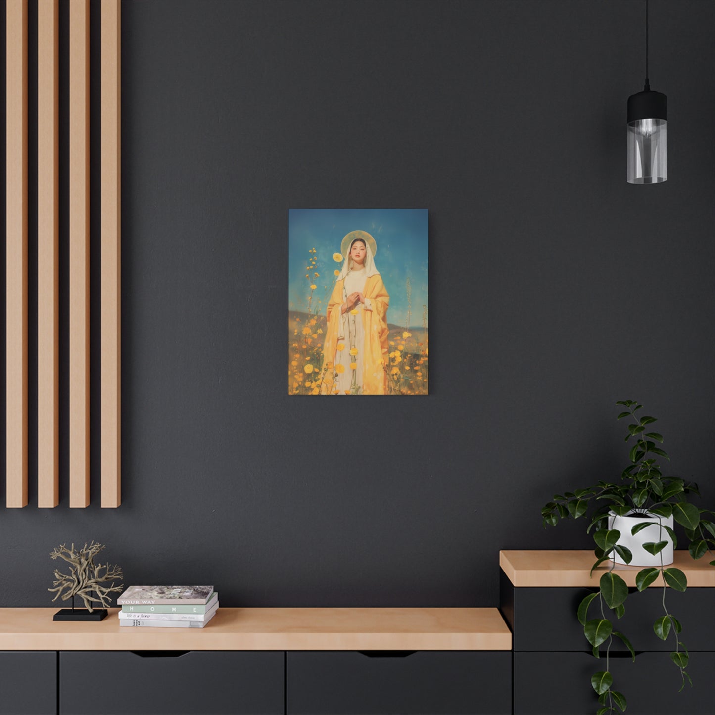Saint Agatha Lin - Gallery Wrapped Canvas - Print - Religious Art for your Home - Catholic Art