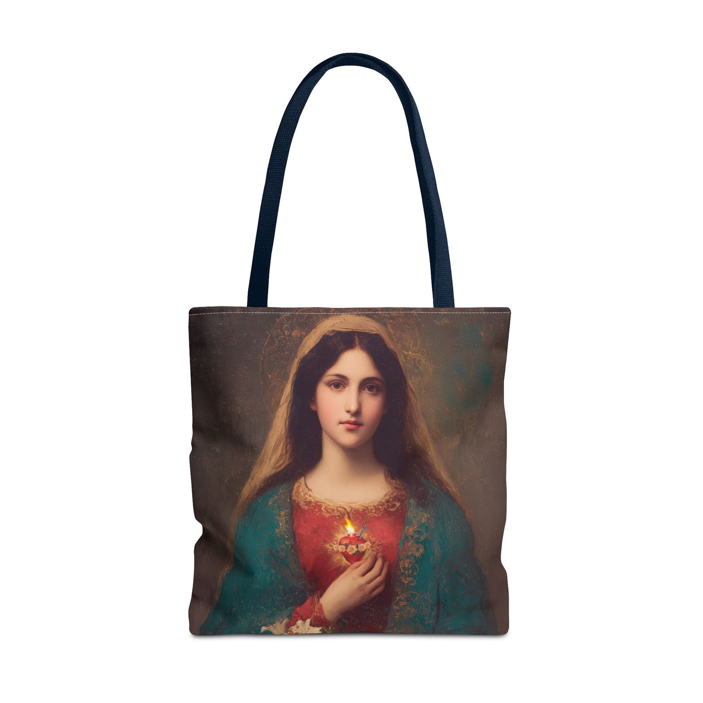The Immaculate Heart of Mary - Mother Mary - Marian Art - Tote Bag - Large Medium Small Faith Art Bag - Tote Purse - Double Sided