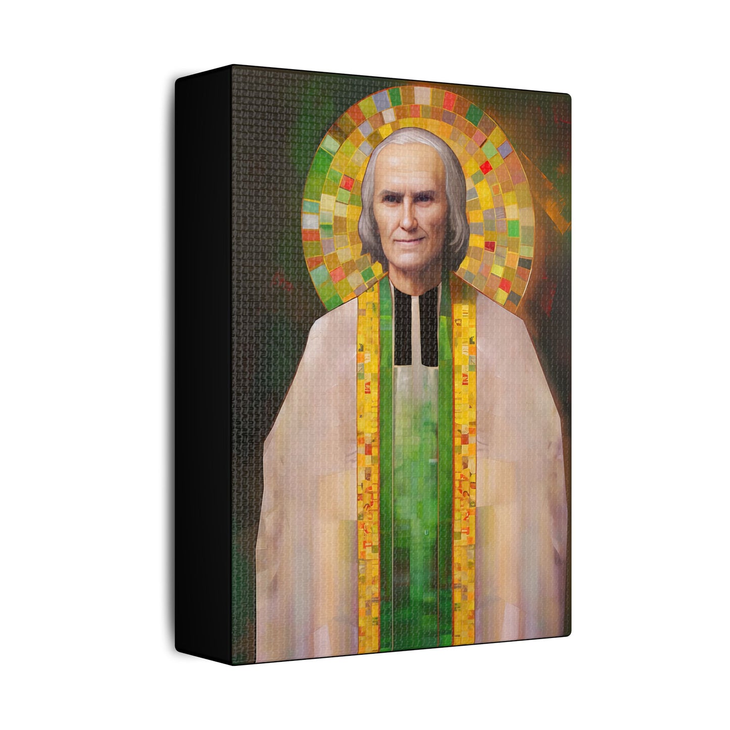 Saint John Vianney Canvas Print - Multiple Sizes - Catholic Home art - Museum Wrapped Canvas - Sanctified Souls Print