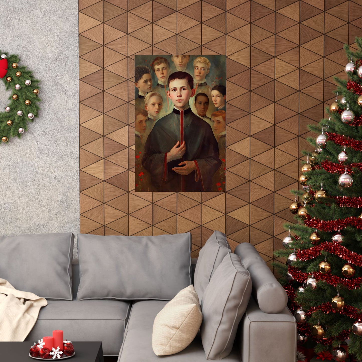 Saint John Berchmans - Sanctified Souls Print - Multiple Sizes - Premium Matte Vertical Posters