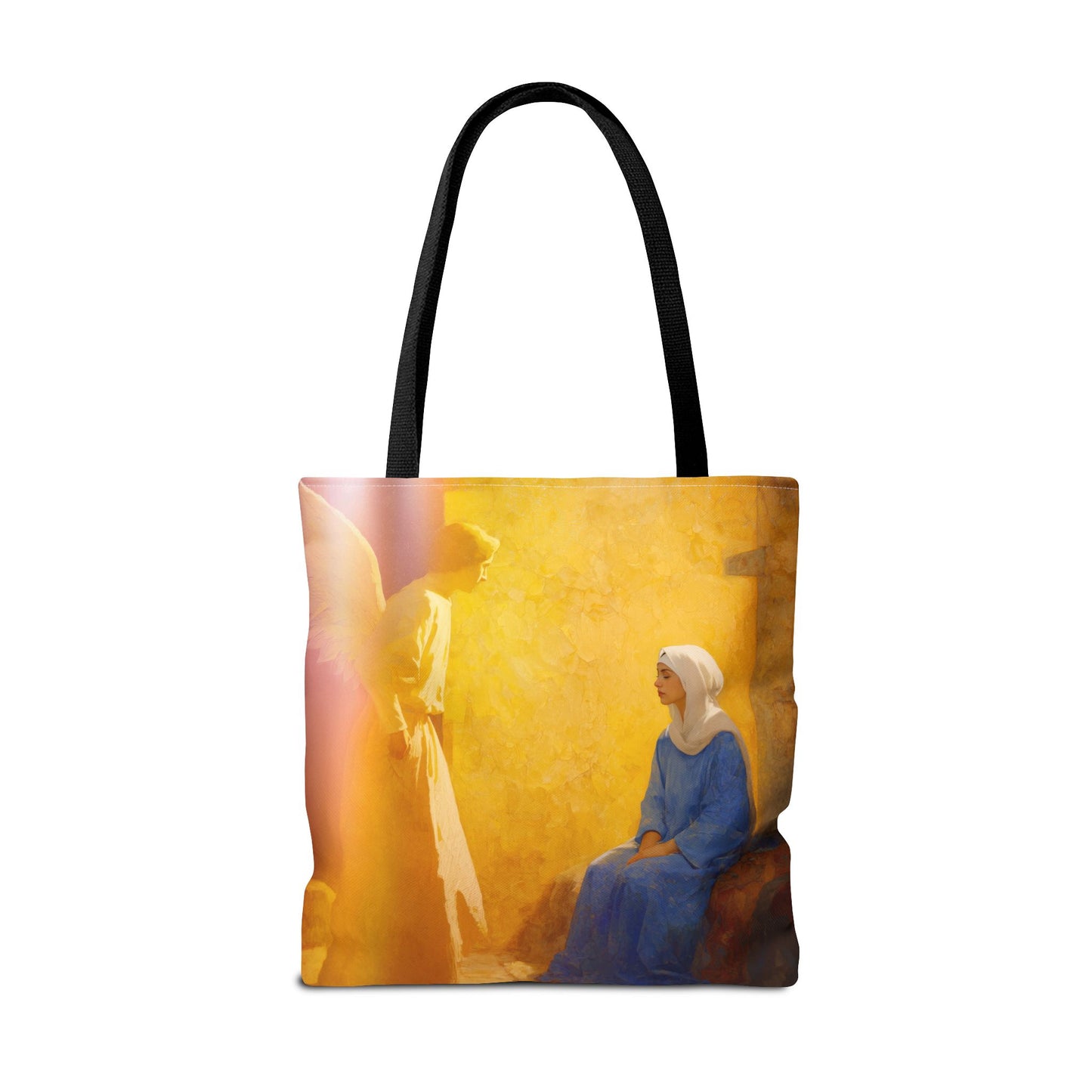 Mary's Yes - Quiet Fiat - Mother Mary - Marian Art - Tote Bag - Large Medium Small Faith Art Bag - Tote Purse